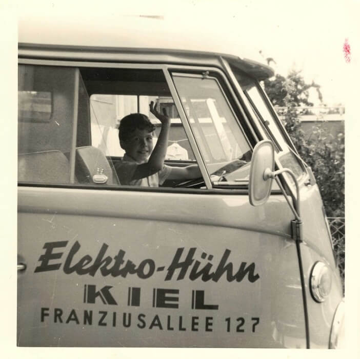 Elektro Hühn, Kiel, ca. 1962, Jungmeister_Foto Paul Hühn